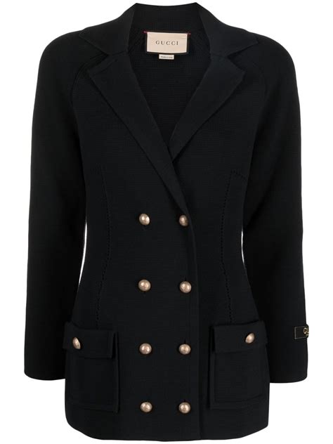 gucci double breasted coat|gucci coats for women.